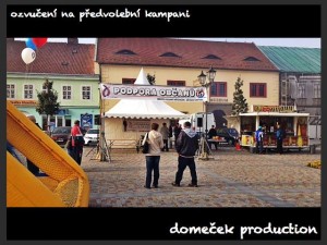 Ozvučení na předvolební kampaň